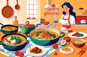 Совместное кулинарное путешествие: новые рецепты и национальные кухни для семейного отдыха дома