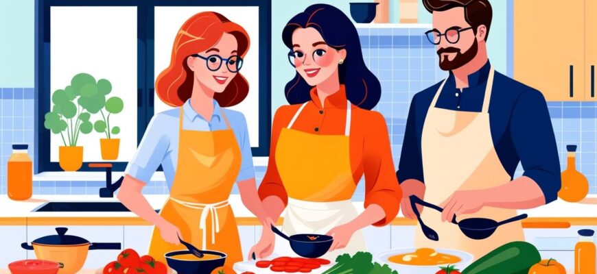 Современные семейные привычки: как совместное приготовление здоровой еды укрепляет иммунитет и сближает