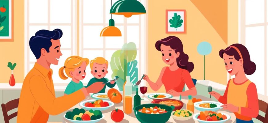 Идеи для семейных обедов: как включить детей в приготовление здоровых блюд с минимальными затратами