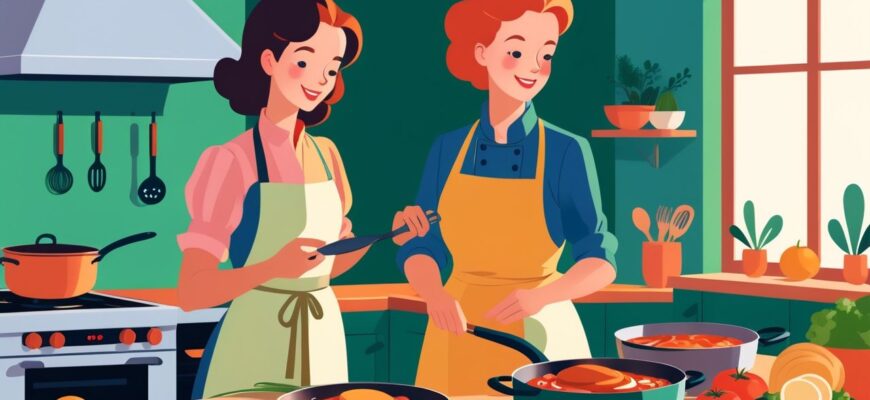 Совместное приготовление домашнего ужина: укрепляем связь и учимся новому вместе всей семьёй