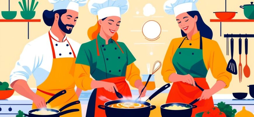 Совместное приготовление блюд из национальных рецептов для семейных кулинарных мастер-классов