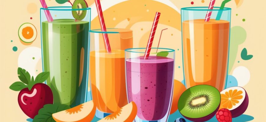 Рецепты полезных смузи для малышей: вкусно, ярко и полезно для всей семьи