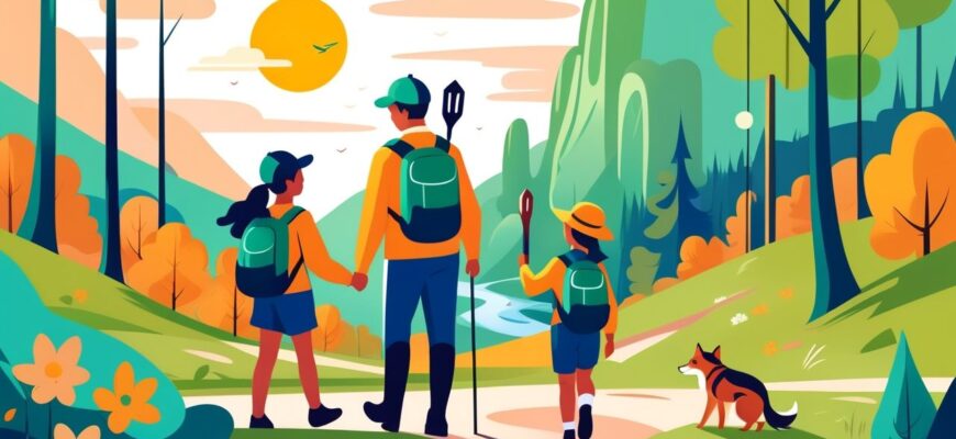 Совместные экологические походы: обучение детей беречь природу и развивать командный дух