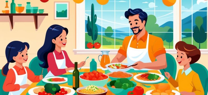 Идеи семейных обедов: вкусные и полезные рецепты для совместных посиделок с детьми
