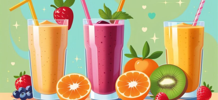 Здоровые смузи для малышей: как приготовить безопасные и вкусные напитки для всей семьи
